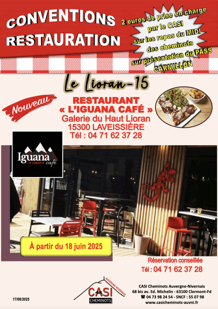Nouvelle convention restauration & 